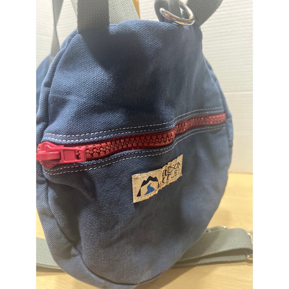 Hudson Sutler Heritage Blue/Gray Commuter Duffel Canvas Weekender Bag Paul Weiss - Picture 8 of 13